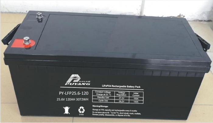 25.6V 120AH LiFePO4 Battery PY-LFP25.6-120