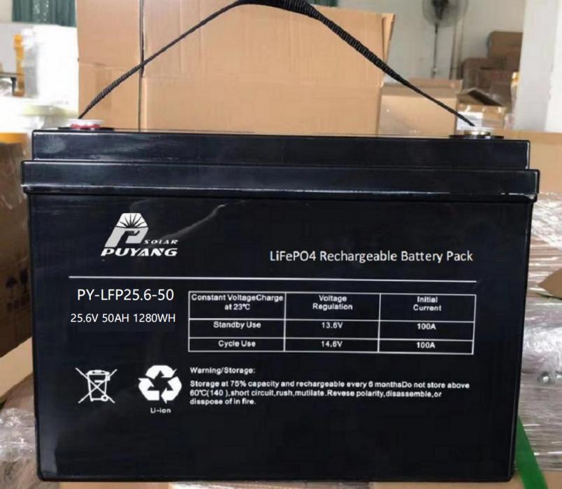 25.6V 50AH LiFePO4 Battery PY-LFP25.6-50