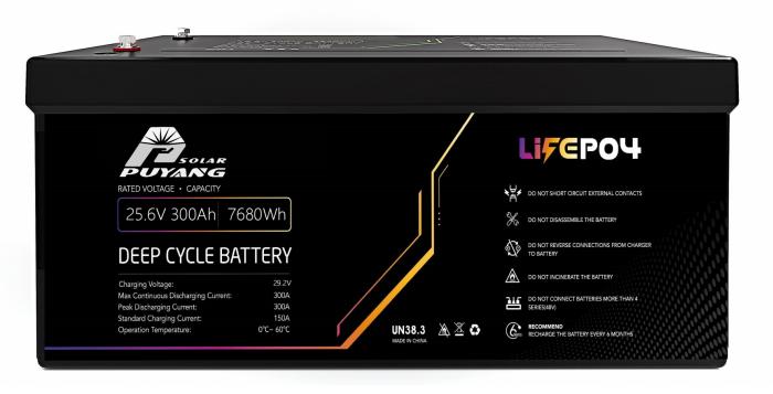 25.6V 300AH LiFePO4 Battery PY-LFP25.6-300